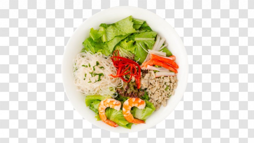 Vegetarian Cuisine Asian Salad Cooked Rice Barbecue Chicken - Dressing Transparent PNG