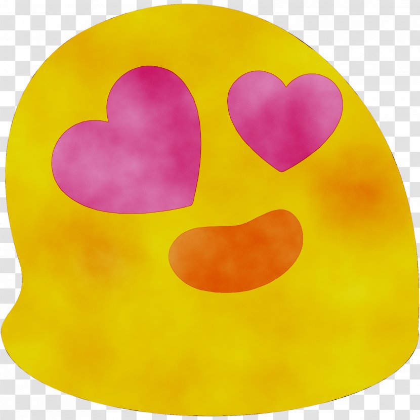 Yellow Heart M-095 - M095 - Pink Transparent PNG
