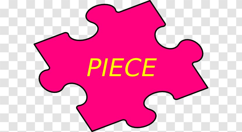 Clip Art Product Line Pink M Special Olympics Area - Puzzle Transparent PNG