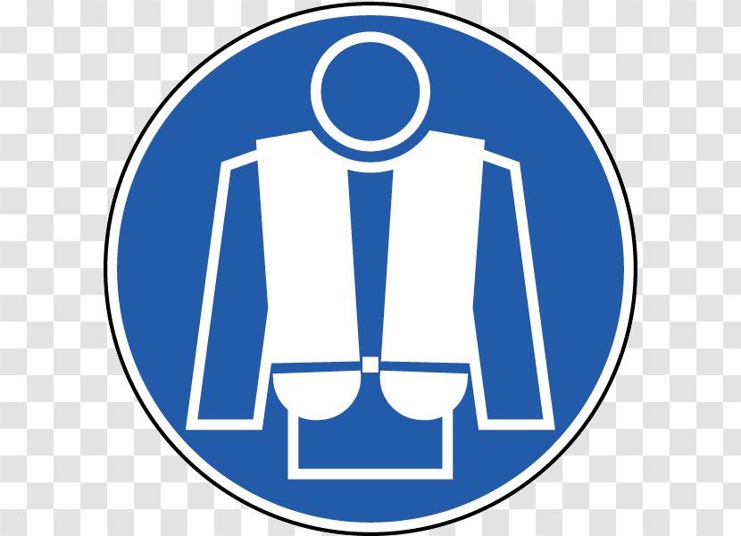 Vitruvian Man Life Jackets Decal Sticker - Blue - Safety Vest Transparent PNG