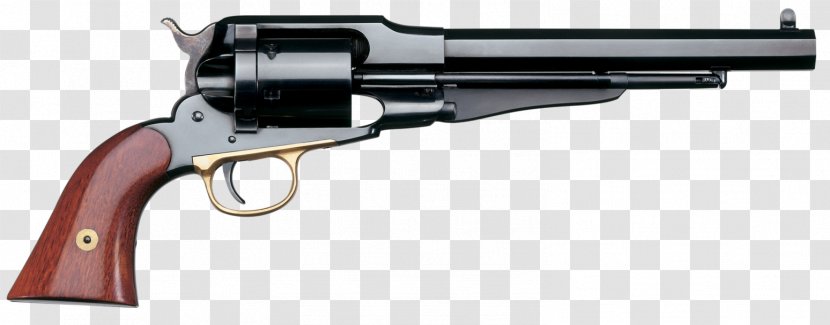 Remington Model 1858 A. Uberti, Srl. .45 Colt Single Action Army Revolver - Gun - Saloon Transparent PNG