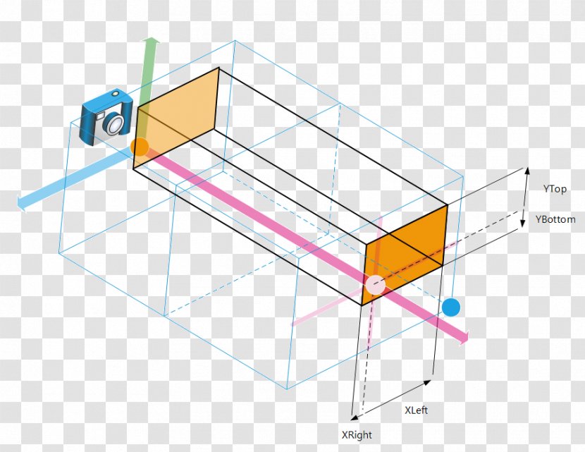 Orthographic Projection Line Drawing Distance - Table - Perspective Transparent PNG