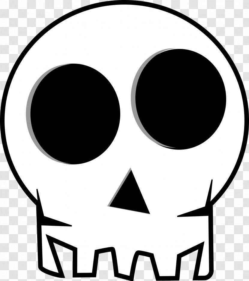 Cartoon Human Skull Symbolism Clip Art - Nose - Skulls Transparent PNG