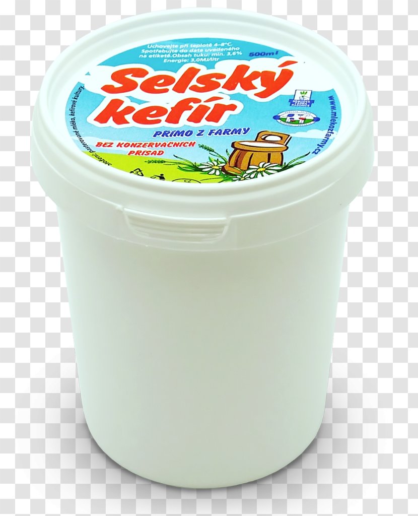 Kefir Milk Mléko Z Farmy Crème Fraîche Yoghurt - Dairy Product Transparent PNG