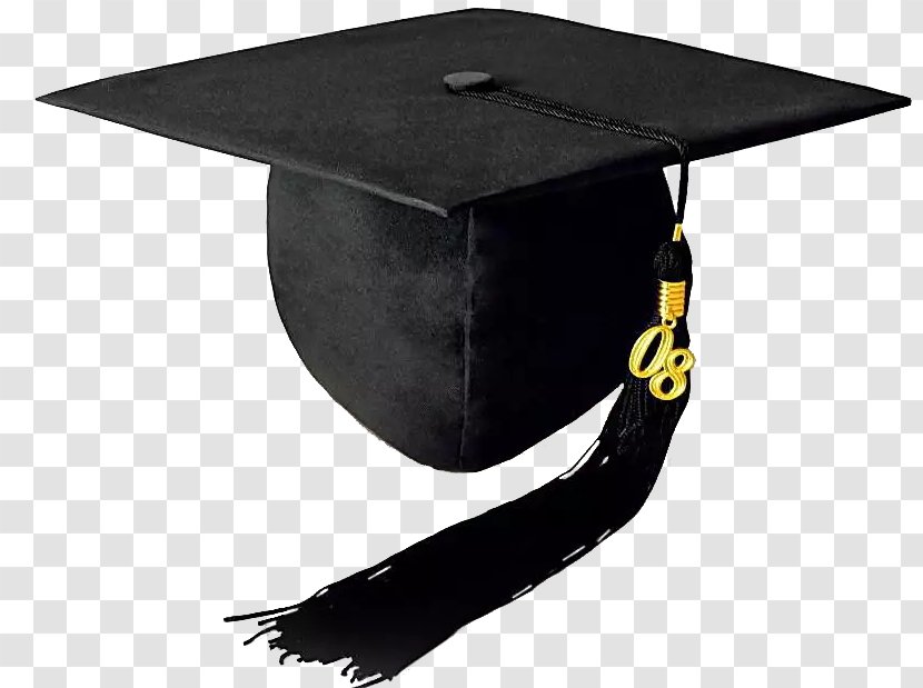 Student Education Doctorate Graduation Ceremony Bachelors Degree - Black Bachelor Cap Transparent PNG