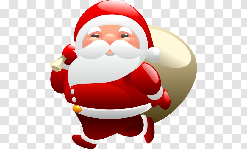Santa Claus Christmas Clip Art - Fictional Character - Cute And Snowman Vector Material Transparent PNG