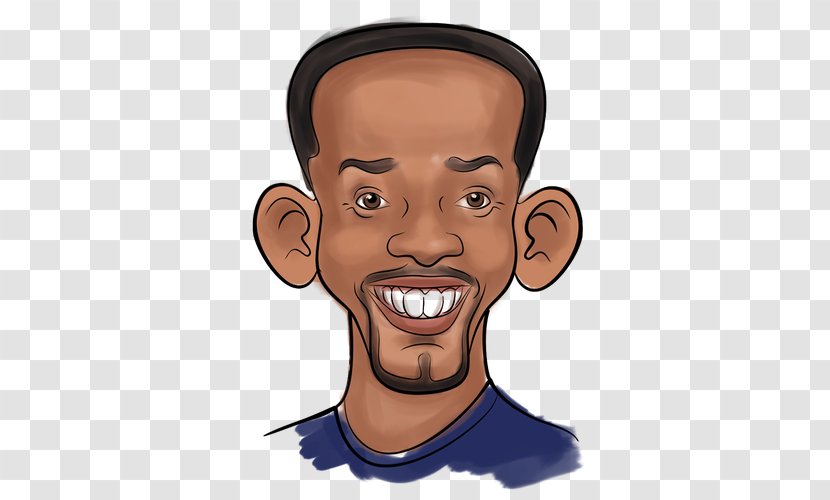 Will Smith Drawing Caricature Illustration Cartoon - Ear - Celebrity Caricatures Transparent PNG