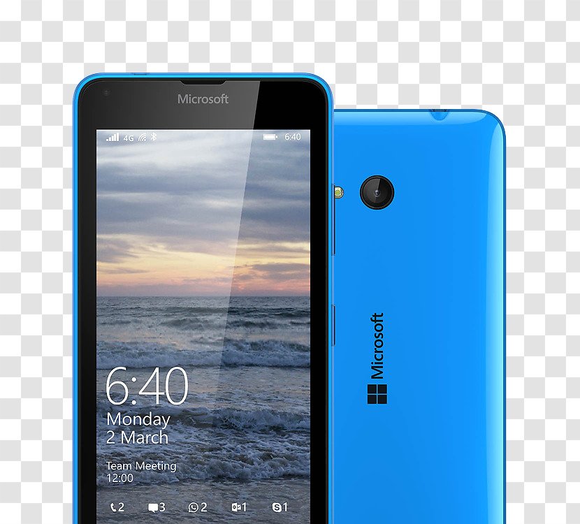 Microsoft Lumia 640 XL 535 540 Orange Unlocked - Electronic Device - Smartphone Transparent PNG