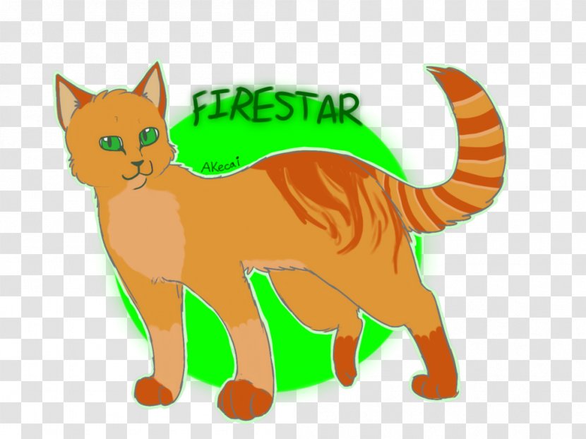 Whiskers Firestar Cat Warriors ThunderClan - Animal Figure - Erin Hunter Transparent PNG