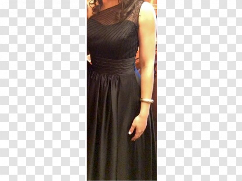Little Black Dress Shoulder Party Gown Transparent PNG