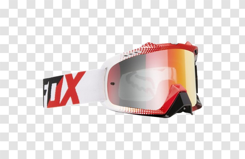 FOX Goggles Motocross Glasses Motorcycle - Fox Racing - Atv Transparent PNG