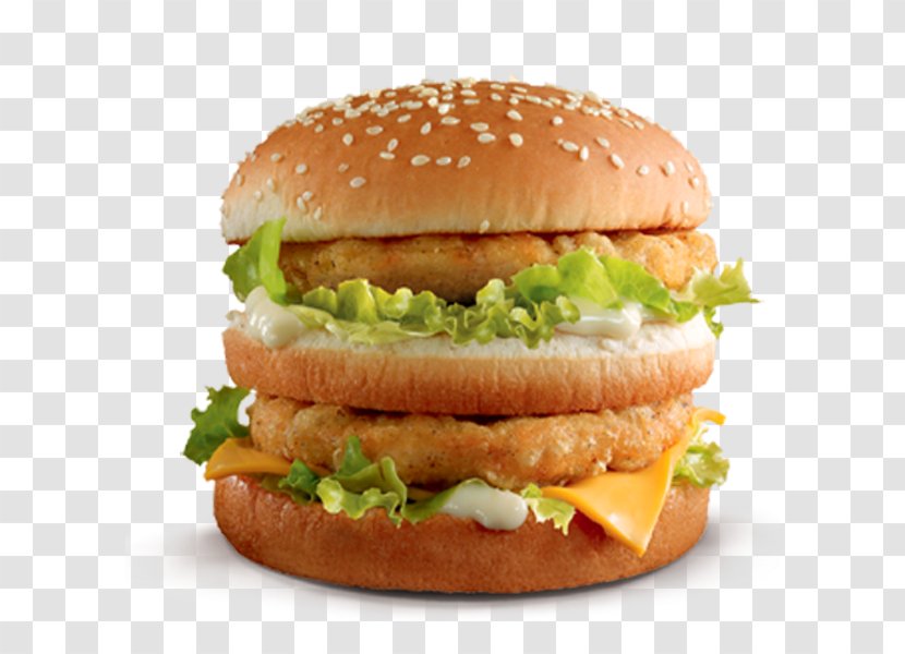 McDonald's Big Mac Chicken Sandwich Fast Food McChicken Hamburger - Mcchicken Transparent PNG