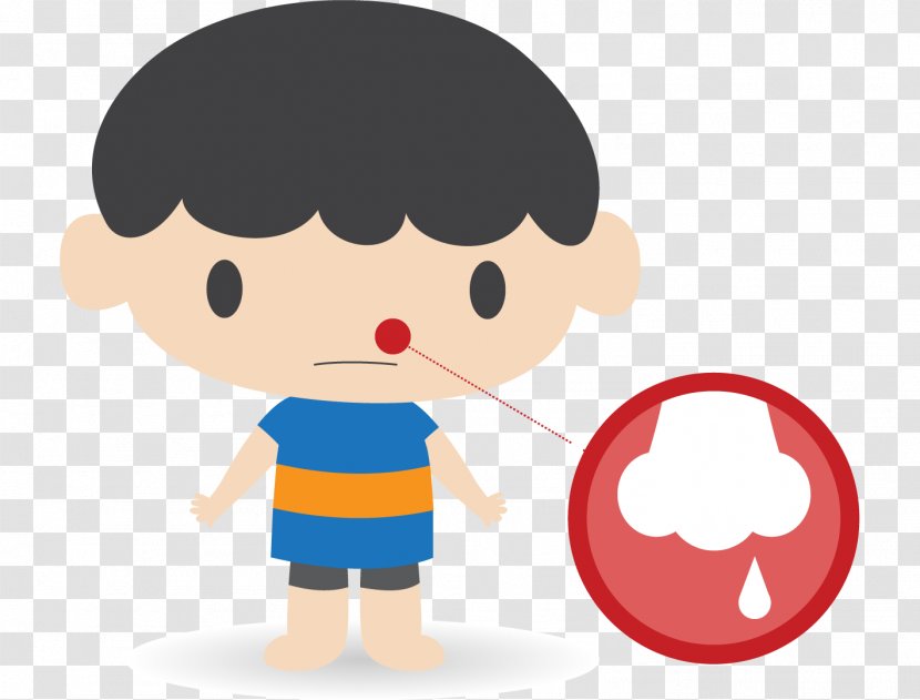 Nosebleed Child Blood Bleeding - Cartoon - Nose Transparent PNG