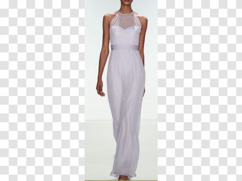 Gown Bridesmaid Dress Designer - Amsale Aberra - Lilac Wedding Transparent PNG