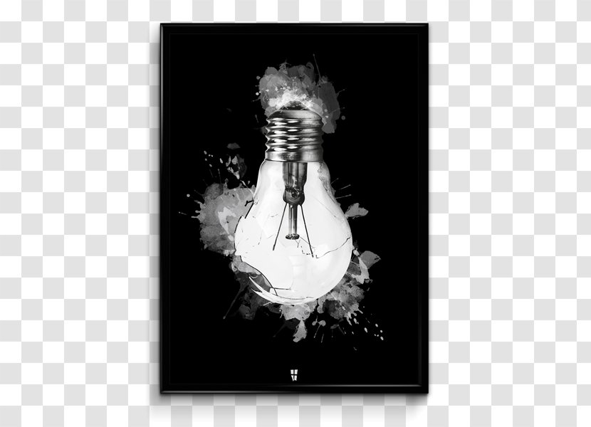 Black And White Poster Monochrome Photography - Monstera Transparent PNG