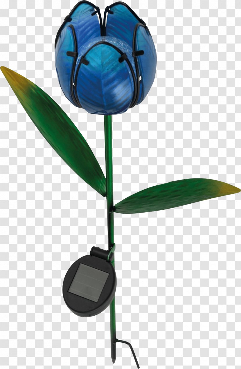 Light Fixture Solar Lamp Tulipa – Blue Decorative With LED Light-emitting Diode - Plant Transparent PNG