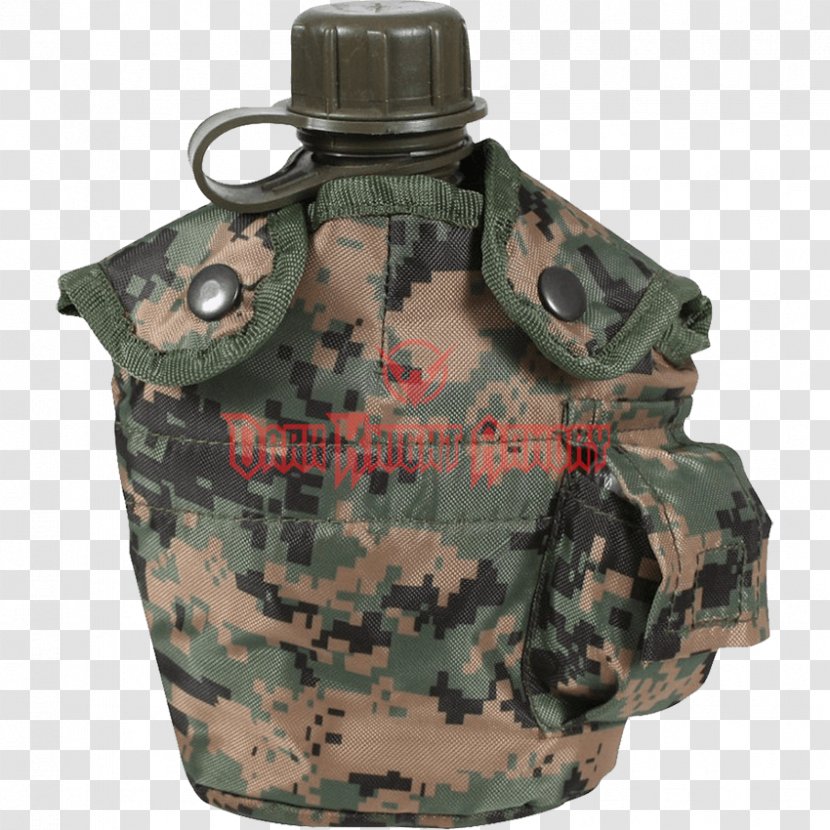 Bottle Canteen Military Surplus G.I. - Tableware Transparent PNG