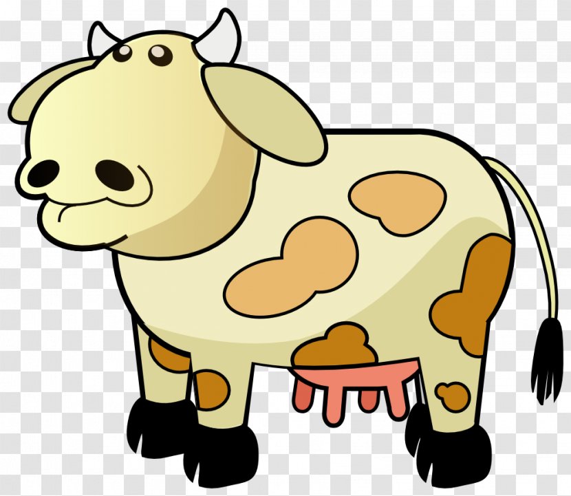 Limousin Cattle Hereford Holstein Friesian Ox Clip Art - Cartoon - Cow Transparent PNG