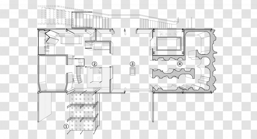 Floor Plan Line Angle - Diagram Transparent PNG