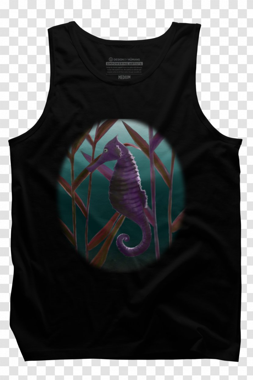 T-shirt Clothing Sleeveless Shirt Outerwear Gilets - Tshirt - Seahorse Transparent PNG