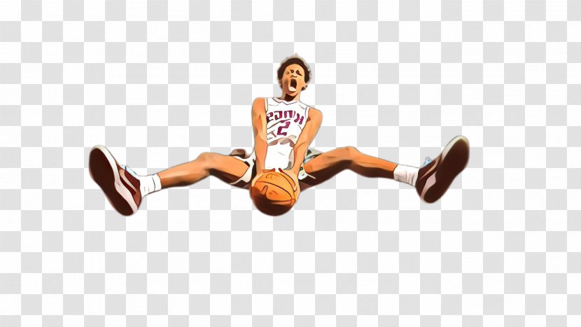 Jumping Ball Long Jump Basketball Player Muscle - Physical Fitness Sitting Transparent PNG