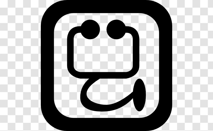 Stethoscope Physician Medicine - Black And White - Estetoscopio Transparent PNG