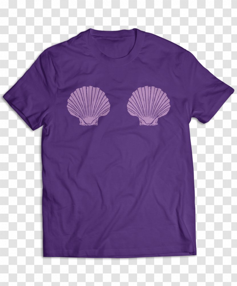 Long-sleeved T-shirt Clothing - Magenta - Mermaid Shells Transparent PNG