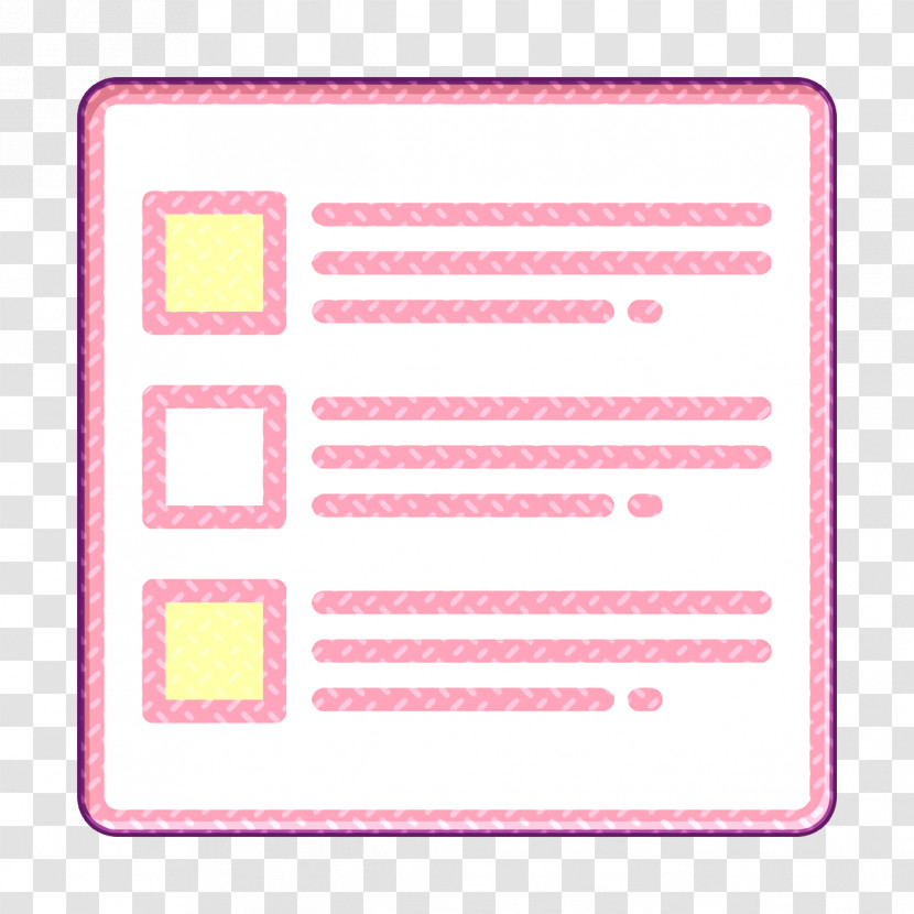 UI Icon List Icon Transparent PNG