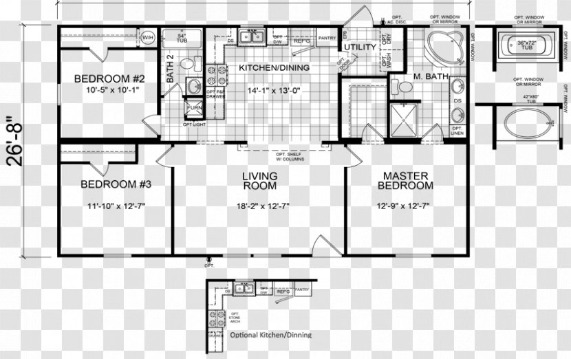 Floor Plan House - Cottage - Design Transparent PNG