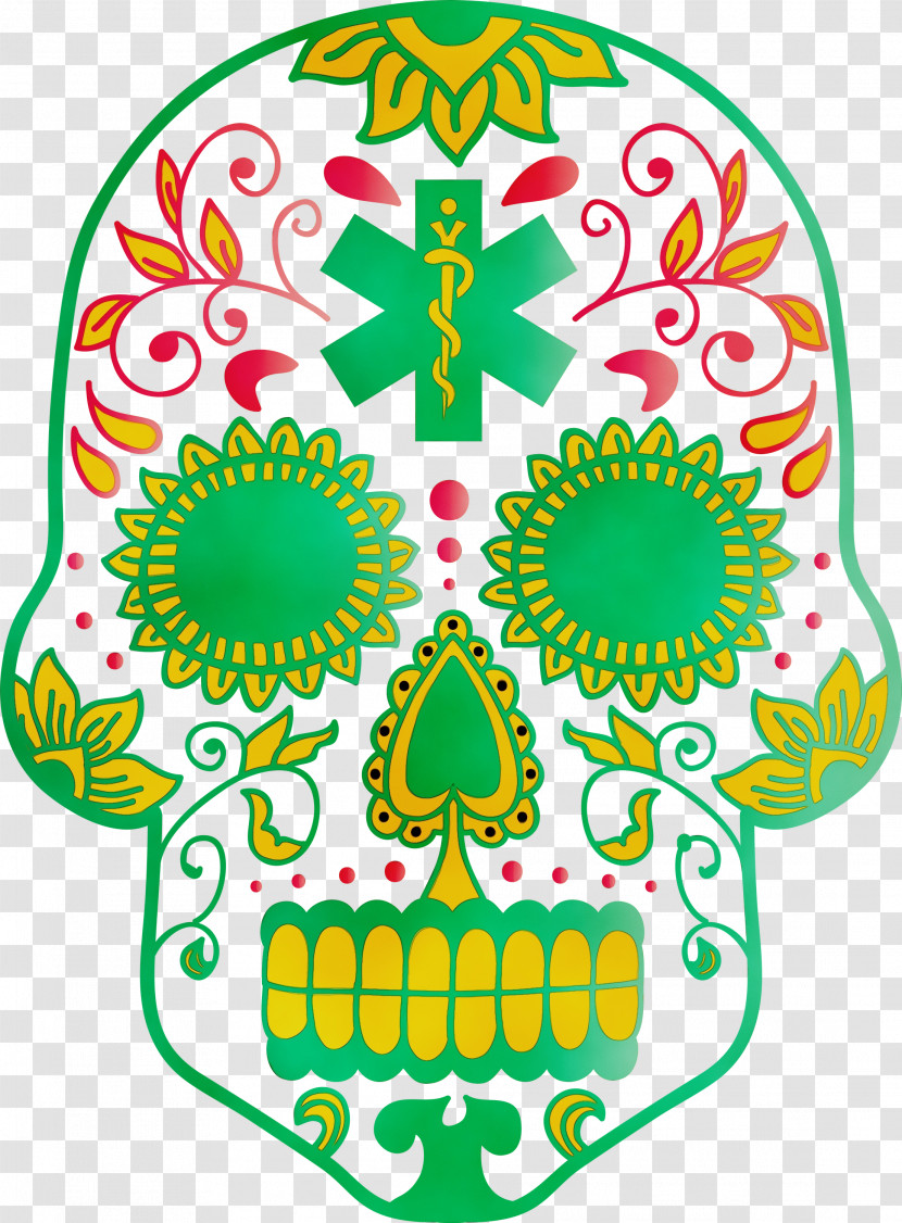 Visual Arts Silhouette Printmaking Day Of The Dead Cricut Transparent PNG