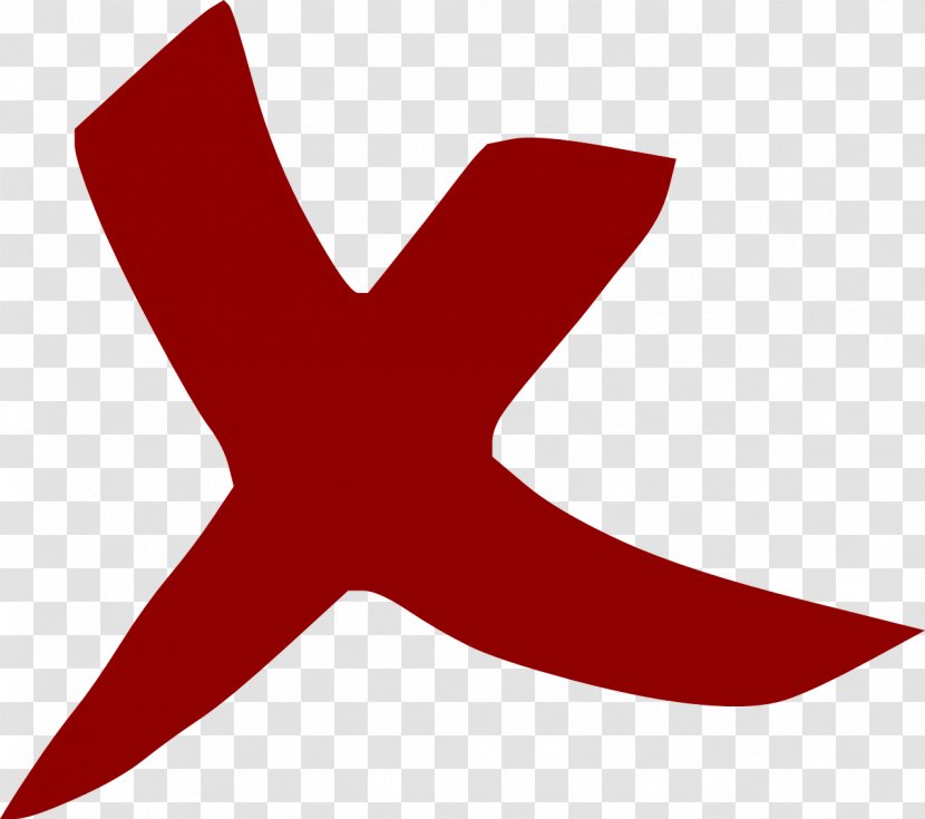 Check Mark X Clip Art - Logo - Louboutin Transparent PNG