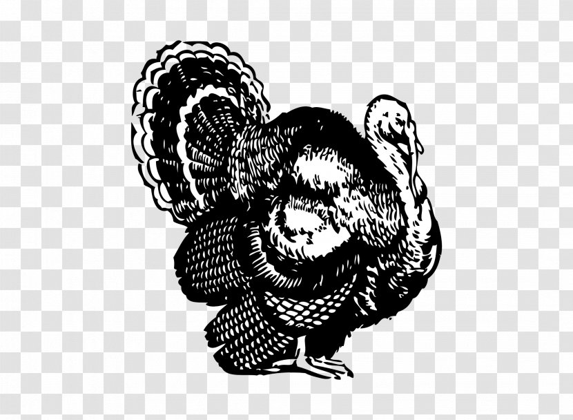 Turkey Meat Drawing Clip Art - Monochrome Photography Transparent PNG