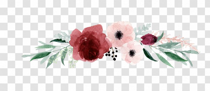 Watercolor Painting Flower Image Floral Design - Pink Family Transparent PNG
