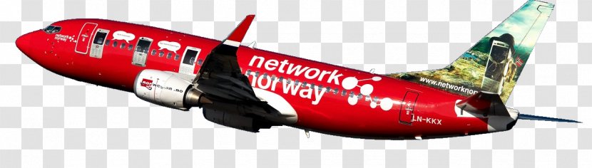 Boeing 737 Next Generation Airbus Aircraft Air Travel - Norway Flying Norwegian Airlines Transparent PNG