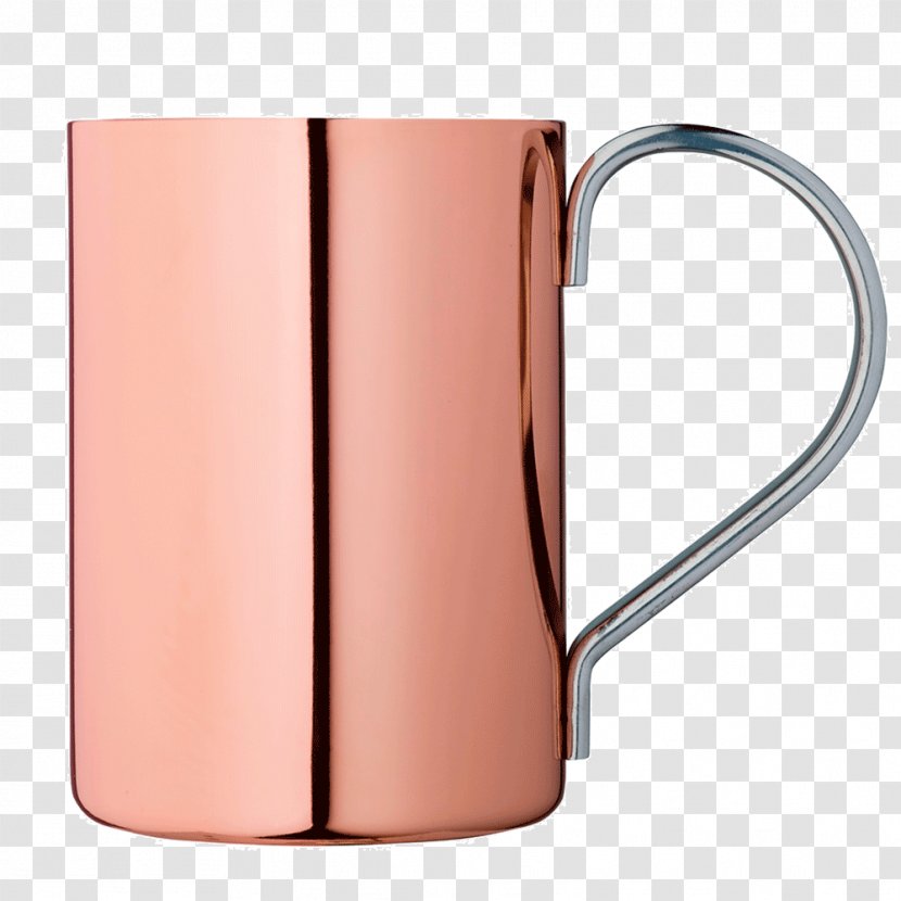 Mug Moscow Mule Mint Julep Copper Plating - Drinkware Transparent PNG