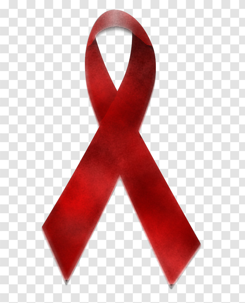 Red Ribbon Symbol Transparent PNG