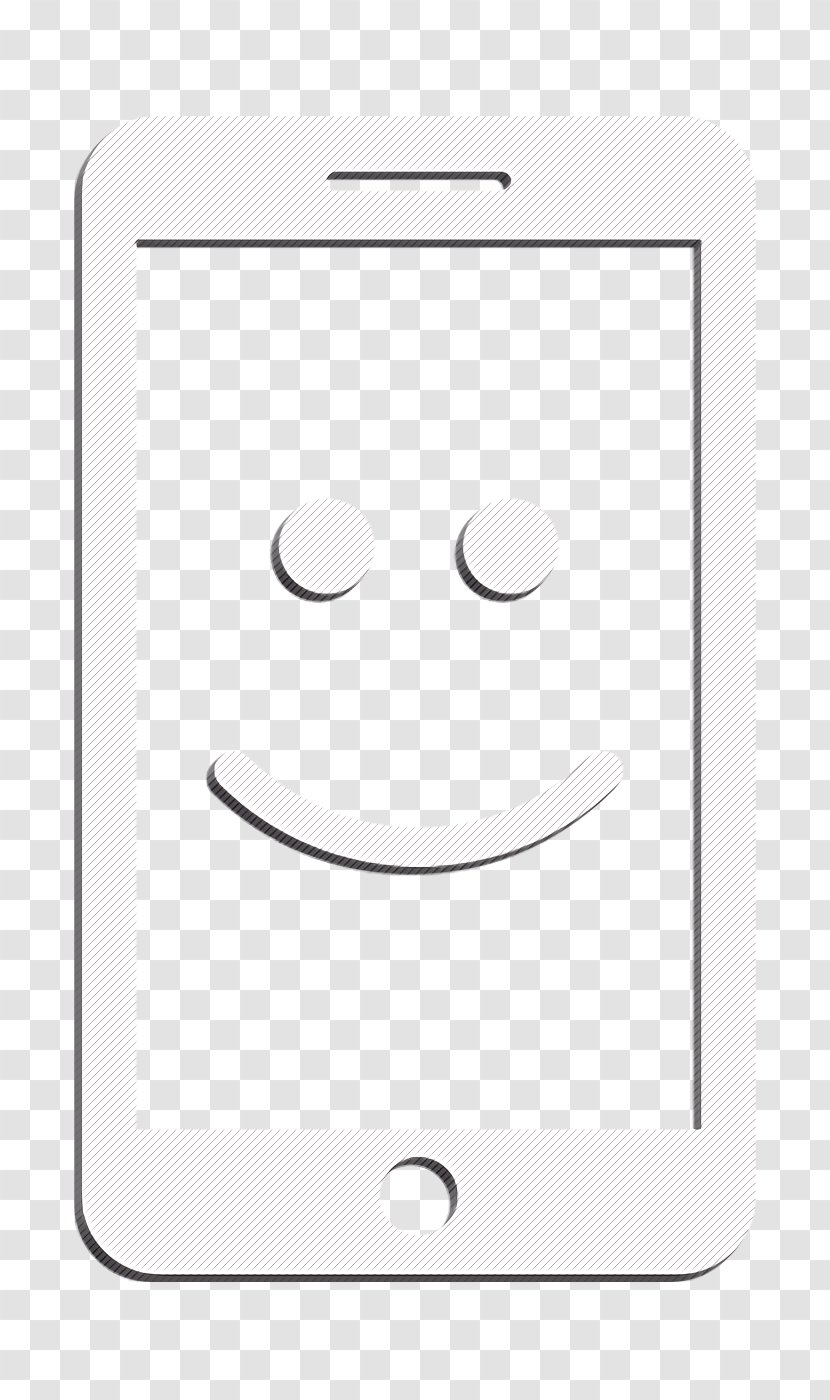 People Icon Phone Icons Smiley - Blackandwhite Transparent PNG