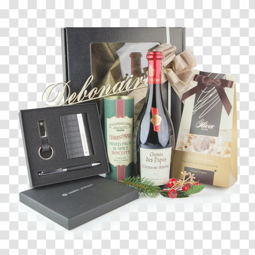 Liqueur Wine Champagne Food Gift Baskets Hamper - Corporate Gifts Transparent PNG