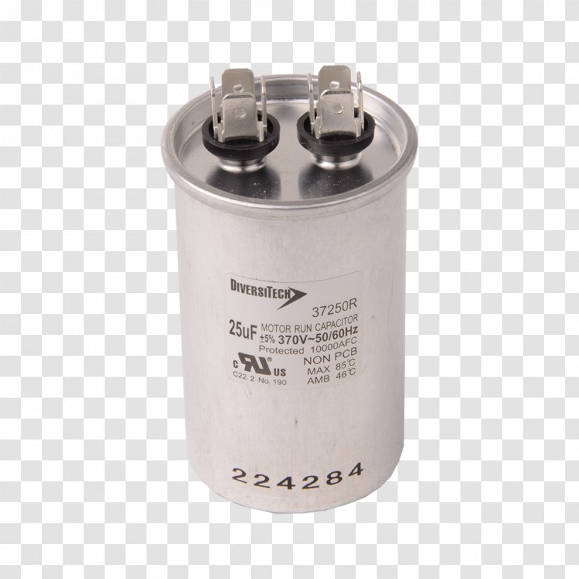 Motor Capacitor Electronic Circuit Component Capacitance Transparent PNG