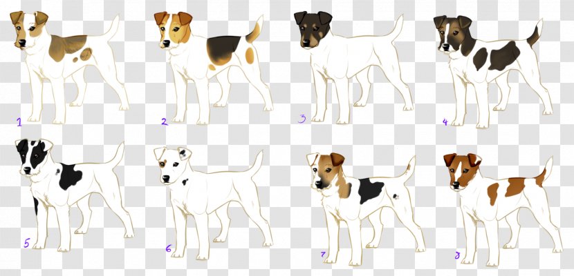 Dog Breed English Foxhound Cattle Animal - Figure - Jack Russell Terrier Transparent PNG