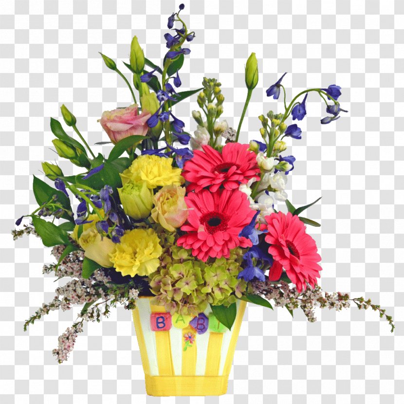 Floral Design Flower Bouquet Cut Flowers Delivery - Flowerpot Transparent PNG