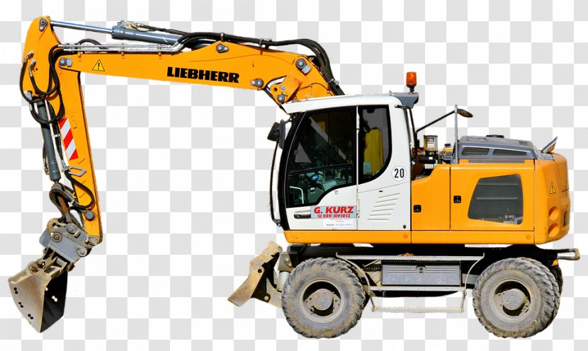 Excavator Construction Service Liebherr Group Heavy Machinery Transparent PNG