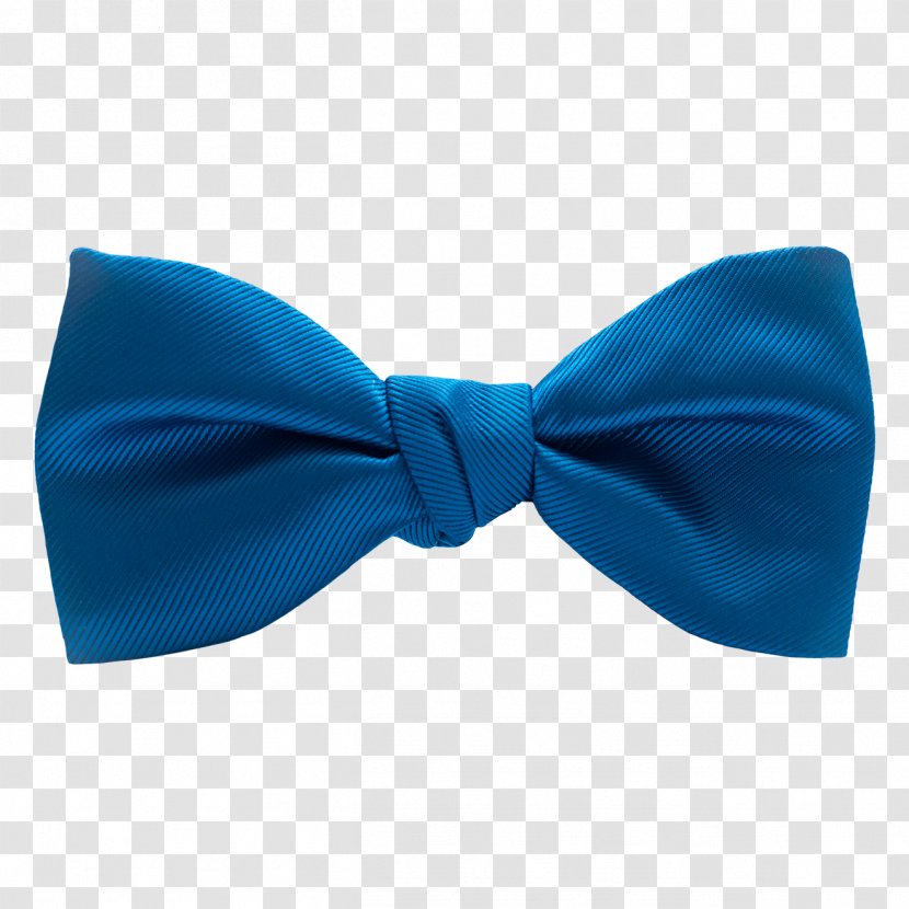 Bow Tie Necktie Blue Teal Satin - Navy Transparent PNG