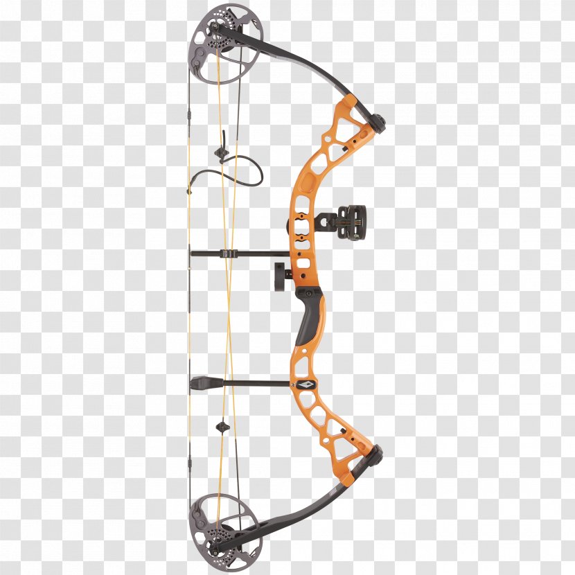 Compound Bows Archery Hunting Bow And Arrow Orange - Weapon Transparent PNG