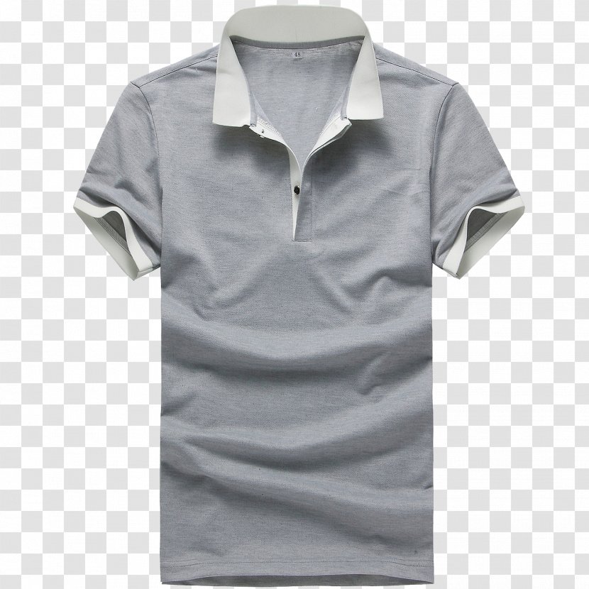 T-shirt Designer Sleeve Grey - Tshirt - Gray Short Sleeved Transparent PNG