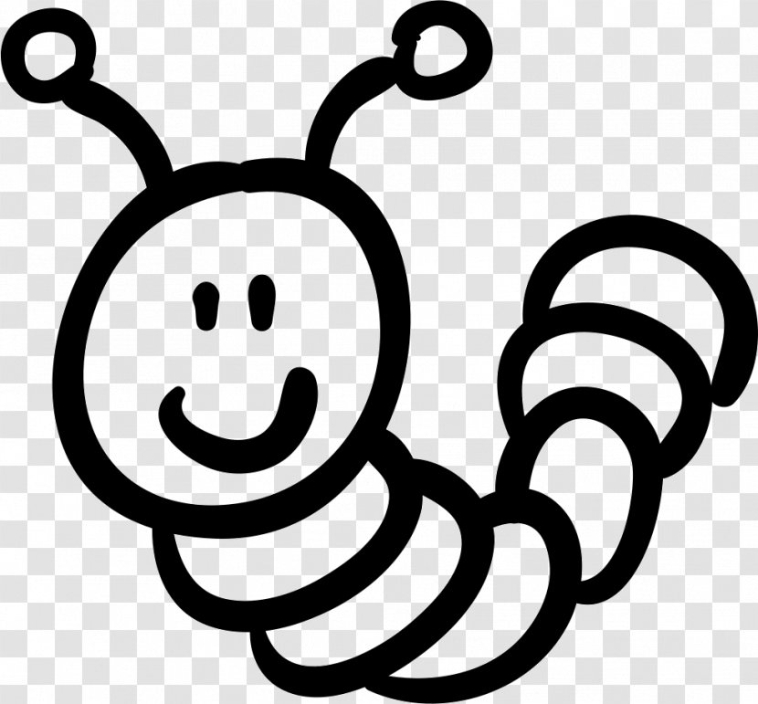 Worm Clip Art - Black And White - Toys Icon Transparent PNG