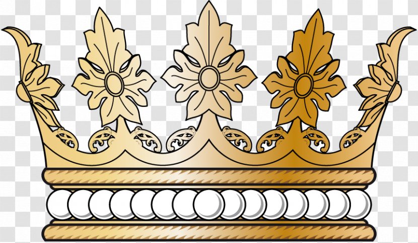 Crown Heraldry Coronet Freiherr Nobility - Fig Transparent PNG