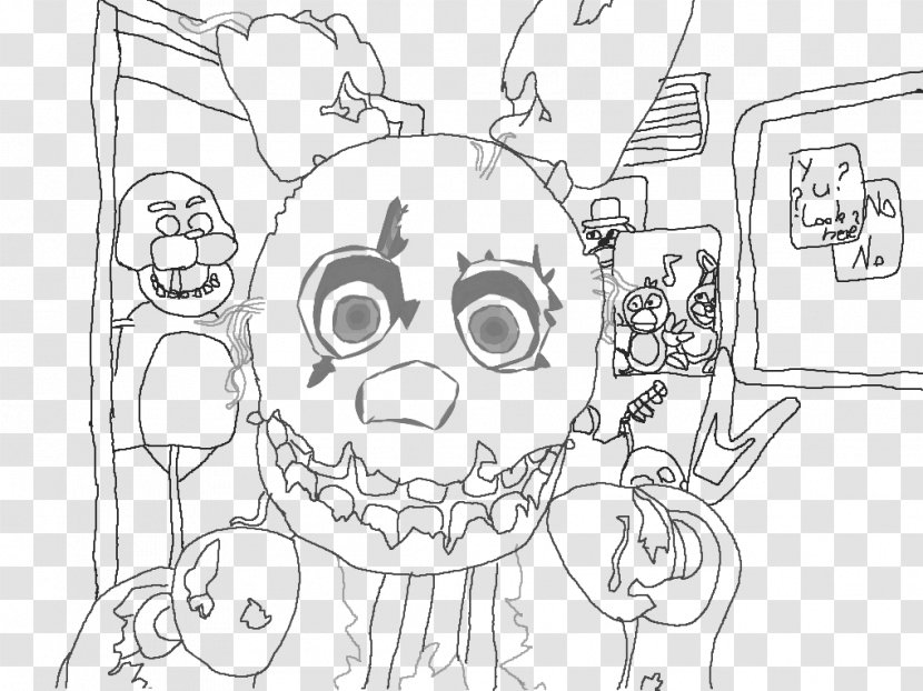 Five Nights At Freddy's 3 2 Freddy's: The Twisted Ones Coloring Book - Watercolor - Freddyâ€™s Transparent PNG