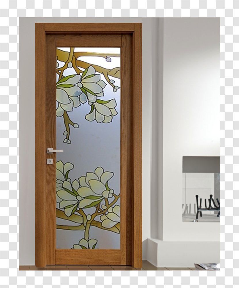 Stained Glass Abrasive Blasting Door Insulated Glazing Transparent PNG