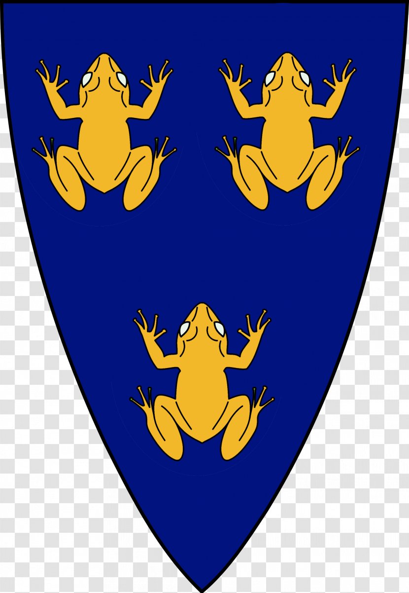 Coat Of Arms Toad National Emblem France Heraldry Crest - Yellow Transparent PNG
